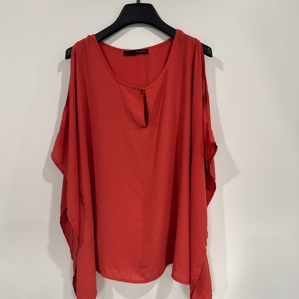Harve Benard Elegant Red Blouse